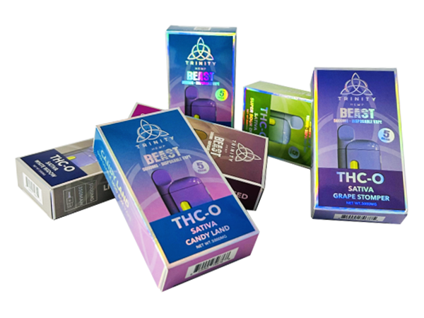 Laser Silver Electronic Cigarette Box